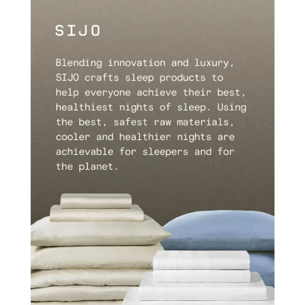NEW Sijo Organic French Linen Set 4 Piece - 2 Pillowcases, 2 Sheets Blush, King